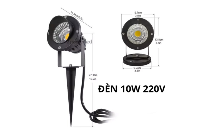 Đèn chiếu cây 10W-220V 