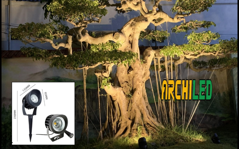 Đèn chiếu cây 12w-12/24v