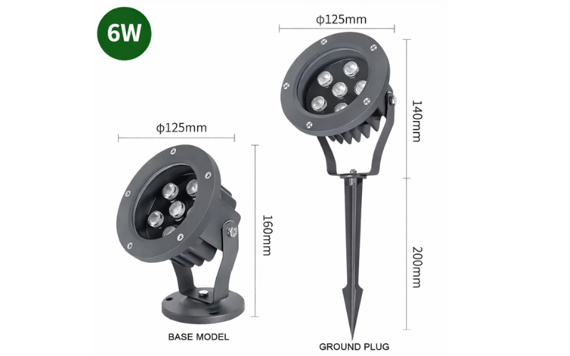 Đèn chiếu điểm, chiếu cây 6w-220v