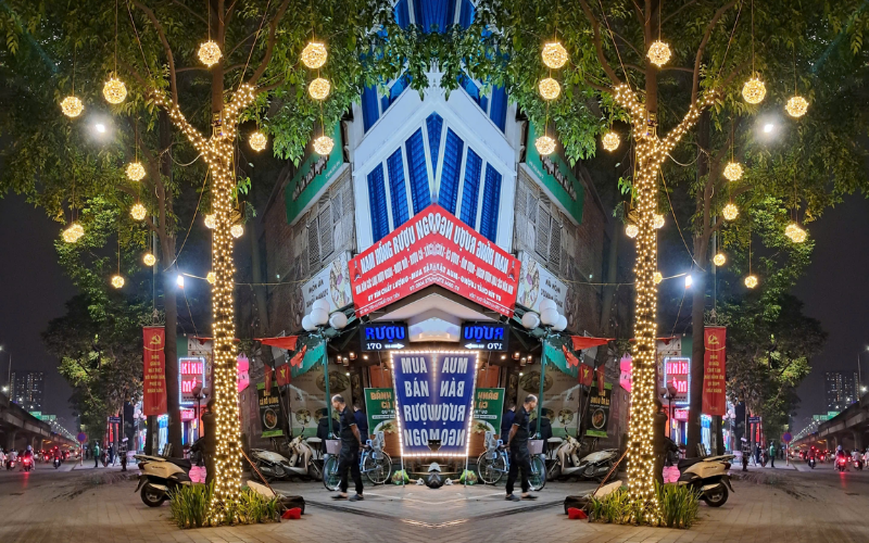 Quấn thân cây kết hợp thả cầu